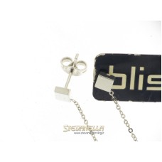 BLISS orecchini Classic oro bianco con pavè diamanti referenza K14130 